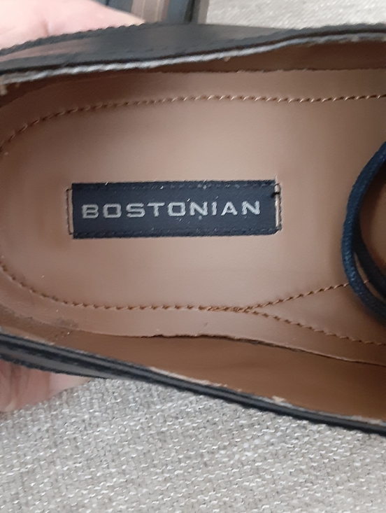 Bostonian Black Leather Derby Oxfords main image 6